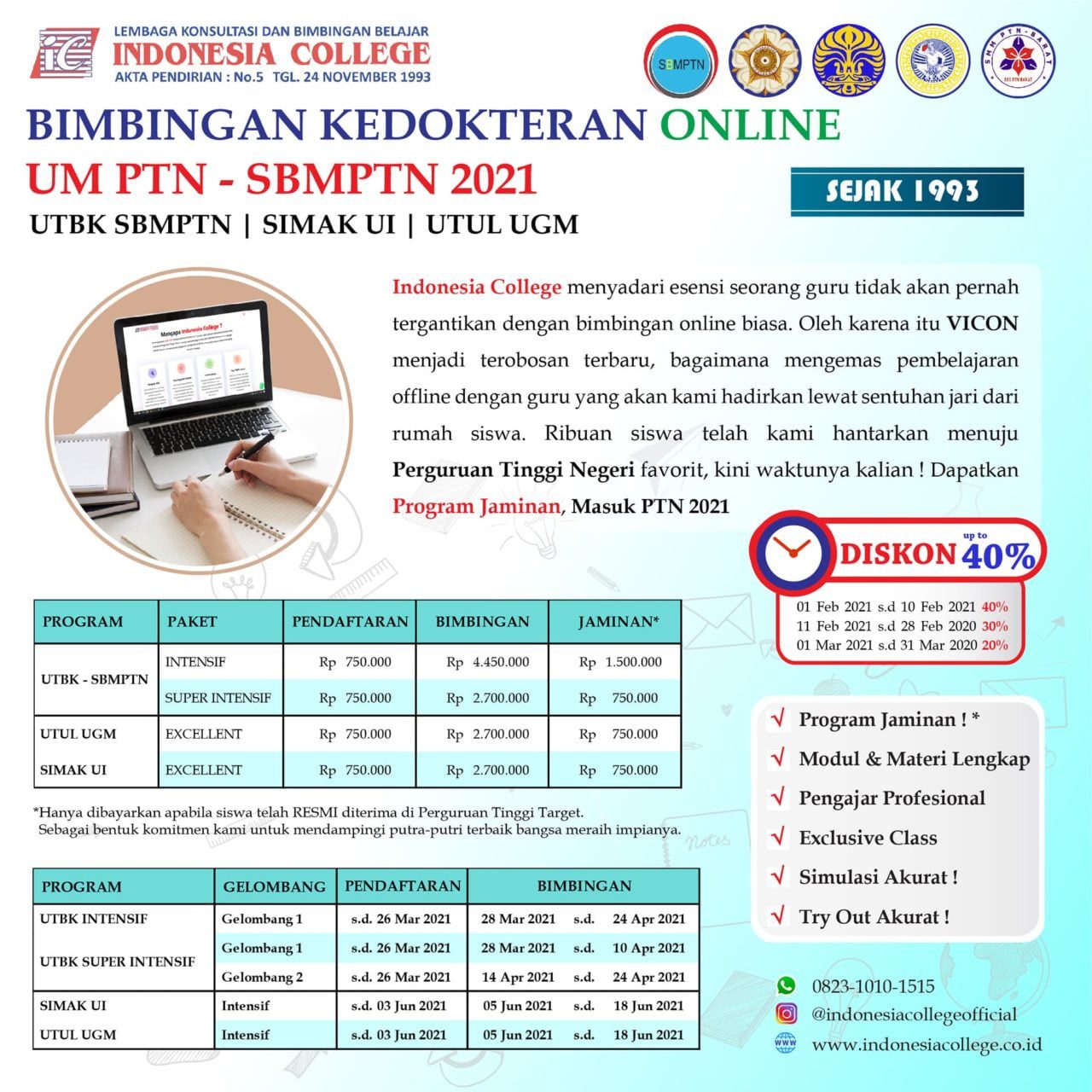 Biaya Bimbel Kedokteran