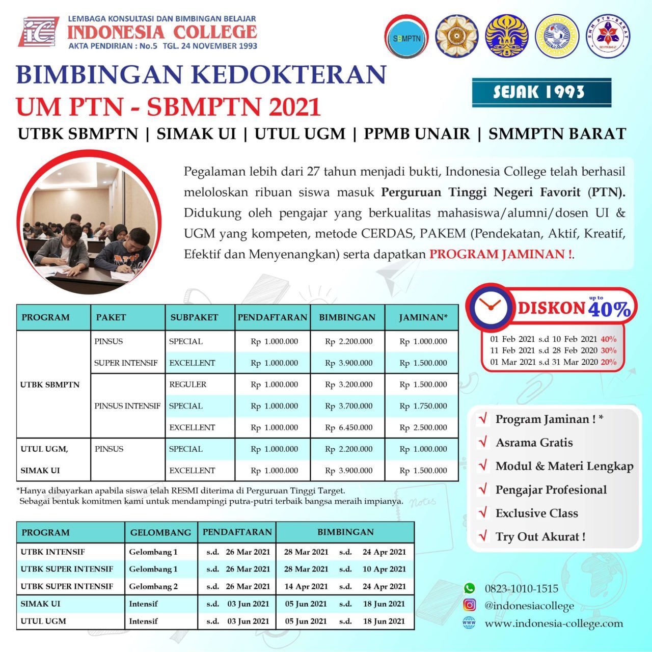 Biaya Bimbel Kedinasan Murah