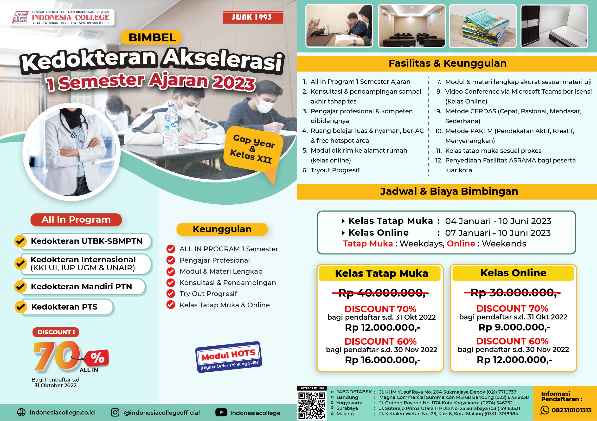 Bimbel Kedokteran Akselerasi 2023