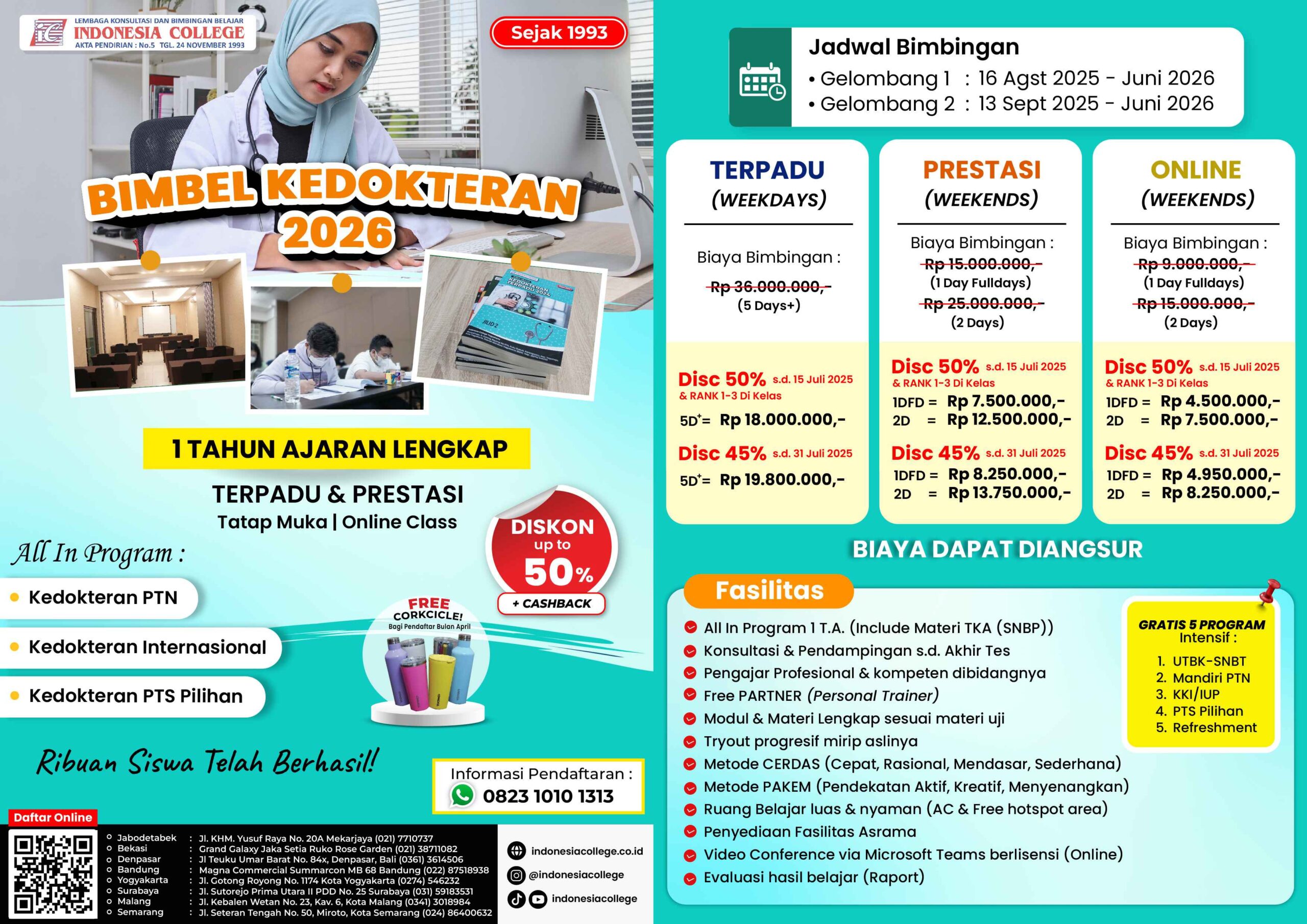 Kedokteran Offc_11zon Bimbel Kedokteran Terpadu 2024 - 1 Tahun Ajaran