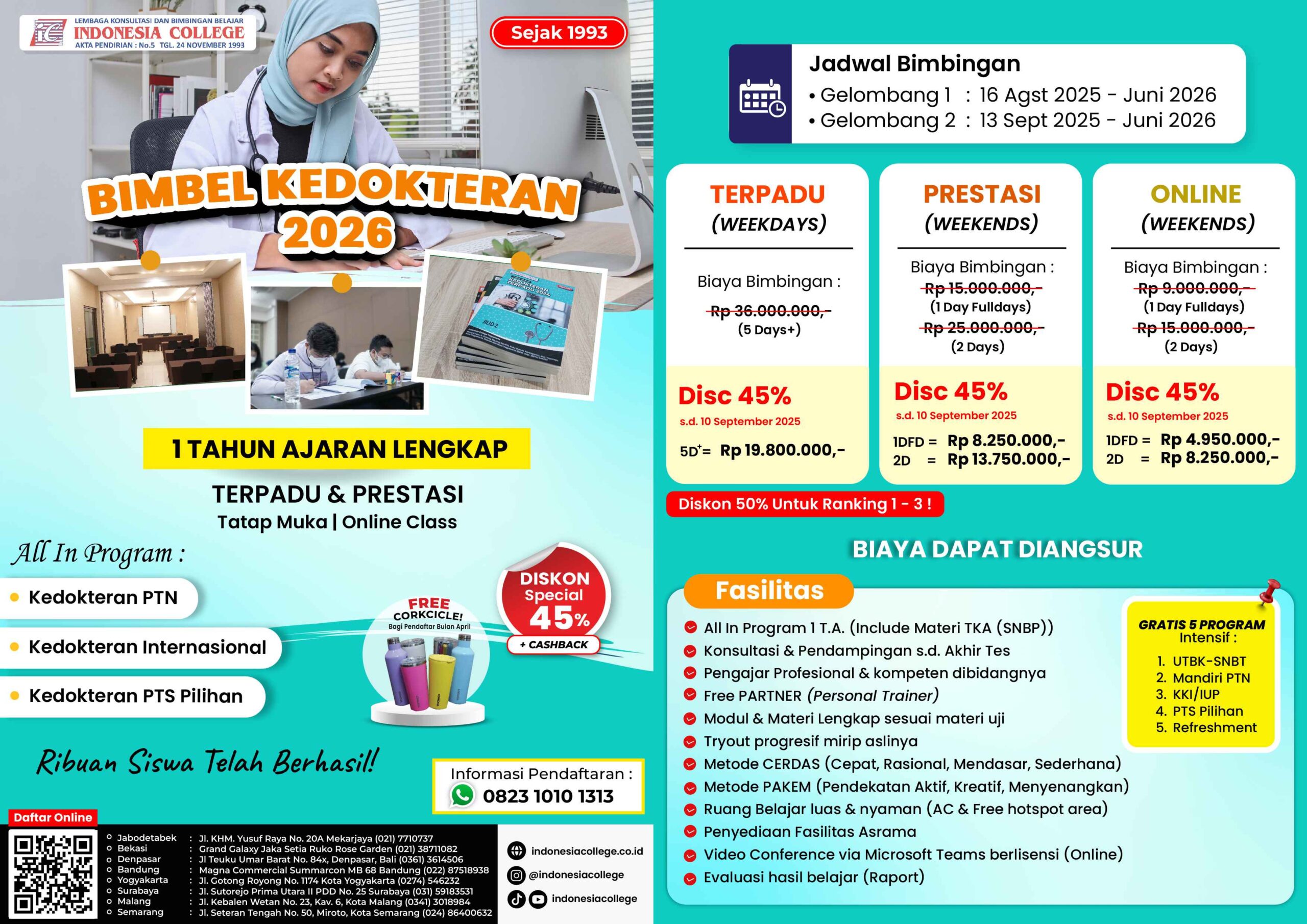Kedokteran Official Bimbel Kedokteran Terpadu 2024 - 1 Tahun Ajaran