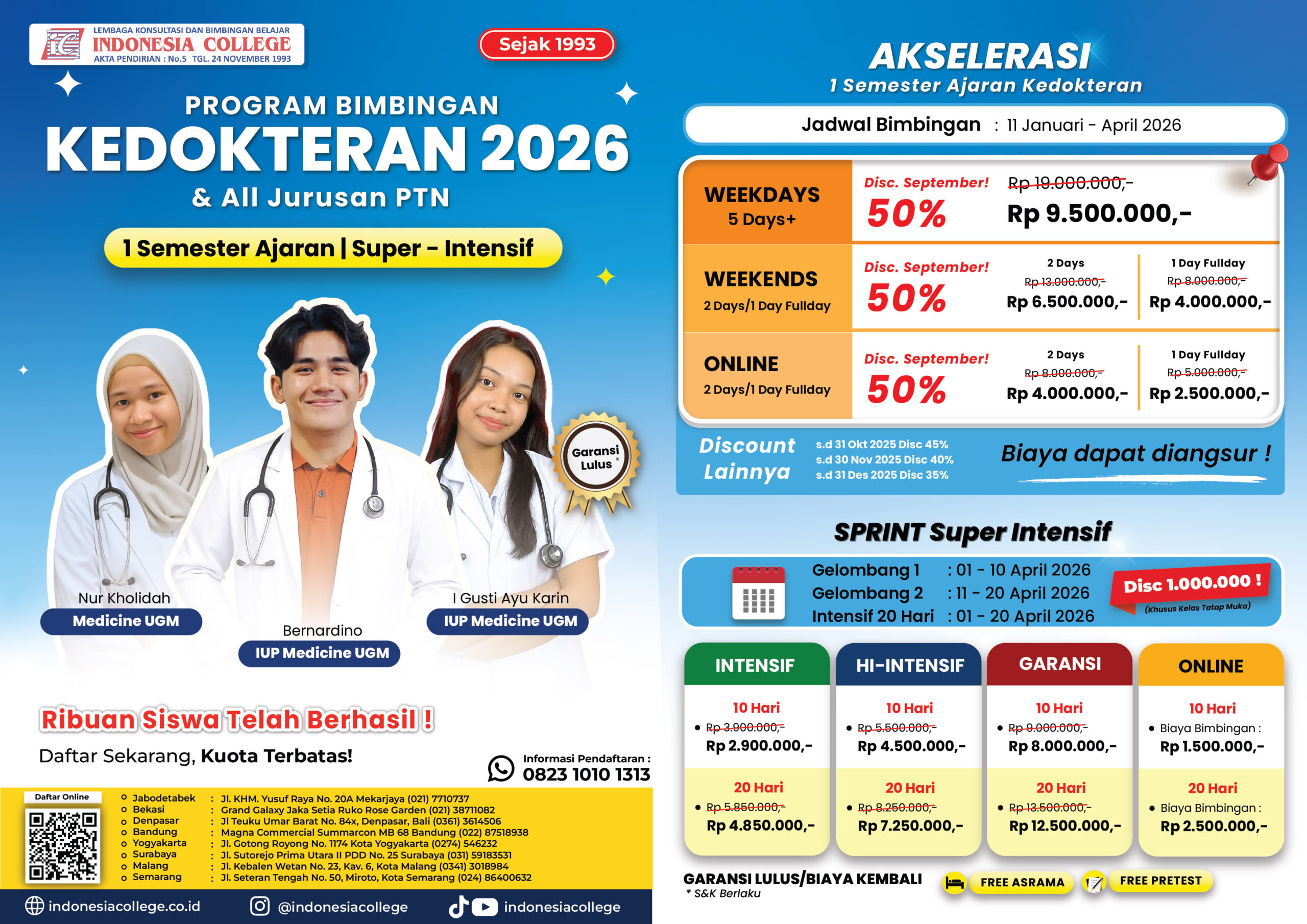 Super Intensif Kedokteran 2026-Official Bimbel Kedokteran - Akselerasi & Super Intensif 2026