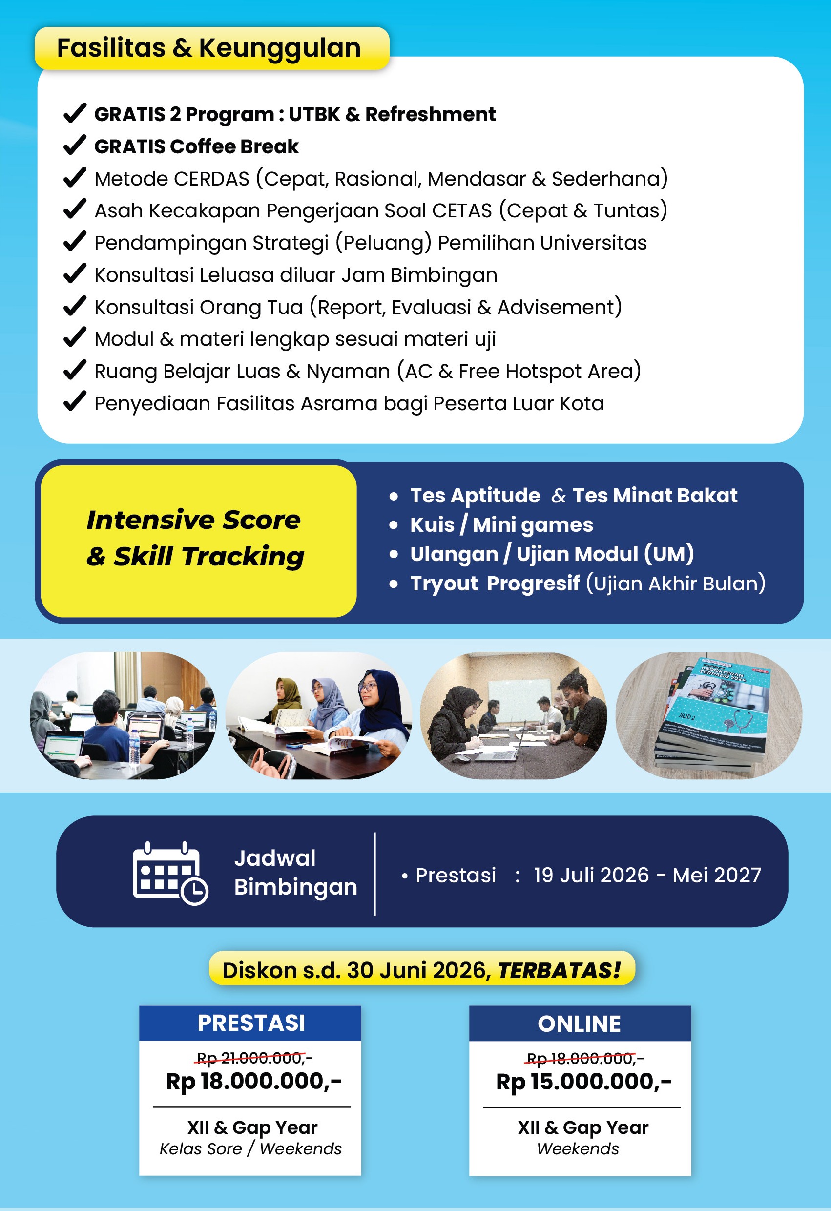 Bimbel IUP 1 Tahun Ajaran 2027